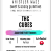 THC (15mg/gummy) = 150mg/bag | Cotton Candy - Whistler Made - Image 2