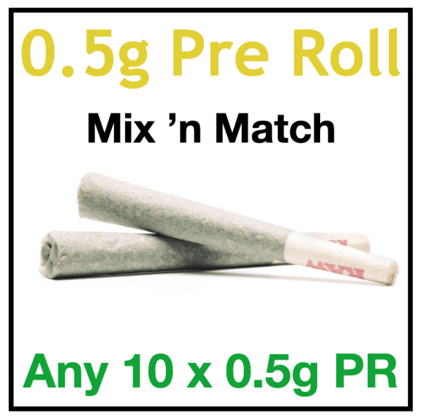 10 x 0.5g Pre Roll Joints - Small Party Pack