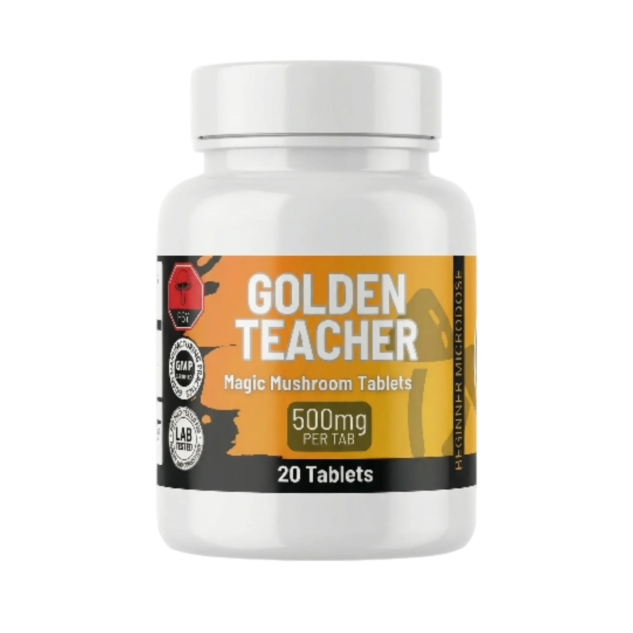 GOLDEN TEACHER - 500mg/TABLET, 10G/BOTTLE